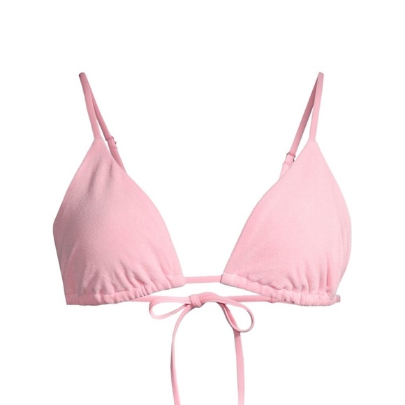 We Wore What - Copper Terrycloth Bikini Set - Picture 3 of 9